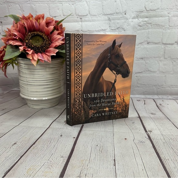 Unbridled Faith 100 devotions from the horse farm hardcover Book 2018 spiritual - Picture 1 of 7